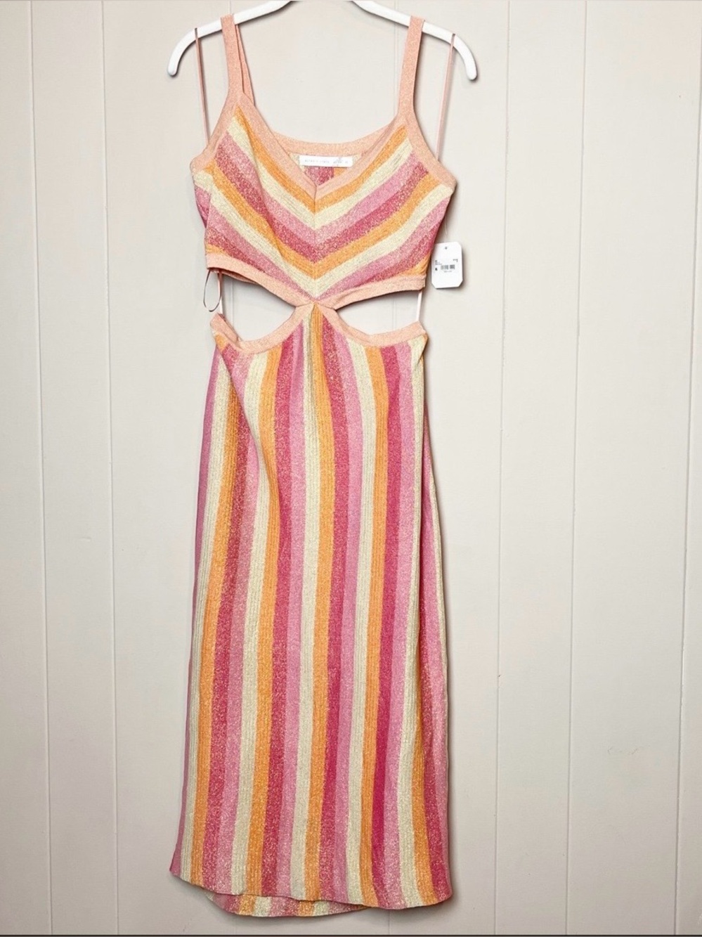 🩷 Altar’d State Avery Striped Midi Dress 🩷 - Picture 2 of 9